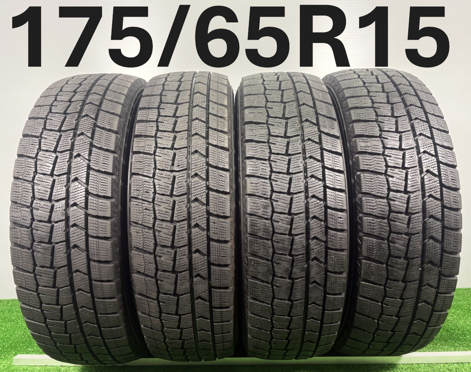 175 65 R 15 ダンロップ WM 02年製 4本 冬 タイヤ スタッドレス TA 738