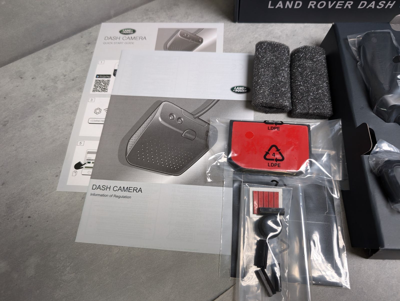 ☆未使用☆ランドローバー 純正ドライブレコーダー　VPLKV0134 ☆未使用☆ランドローバー 純正ドライブレコーダー VPLKV0134