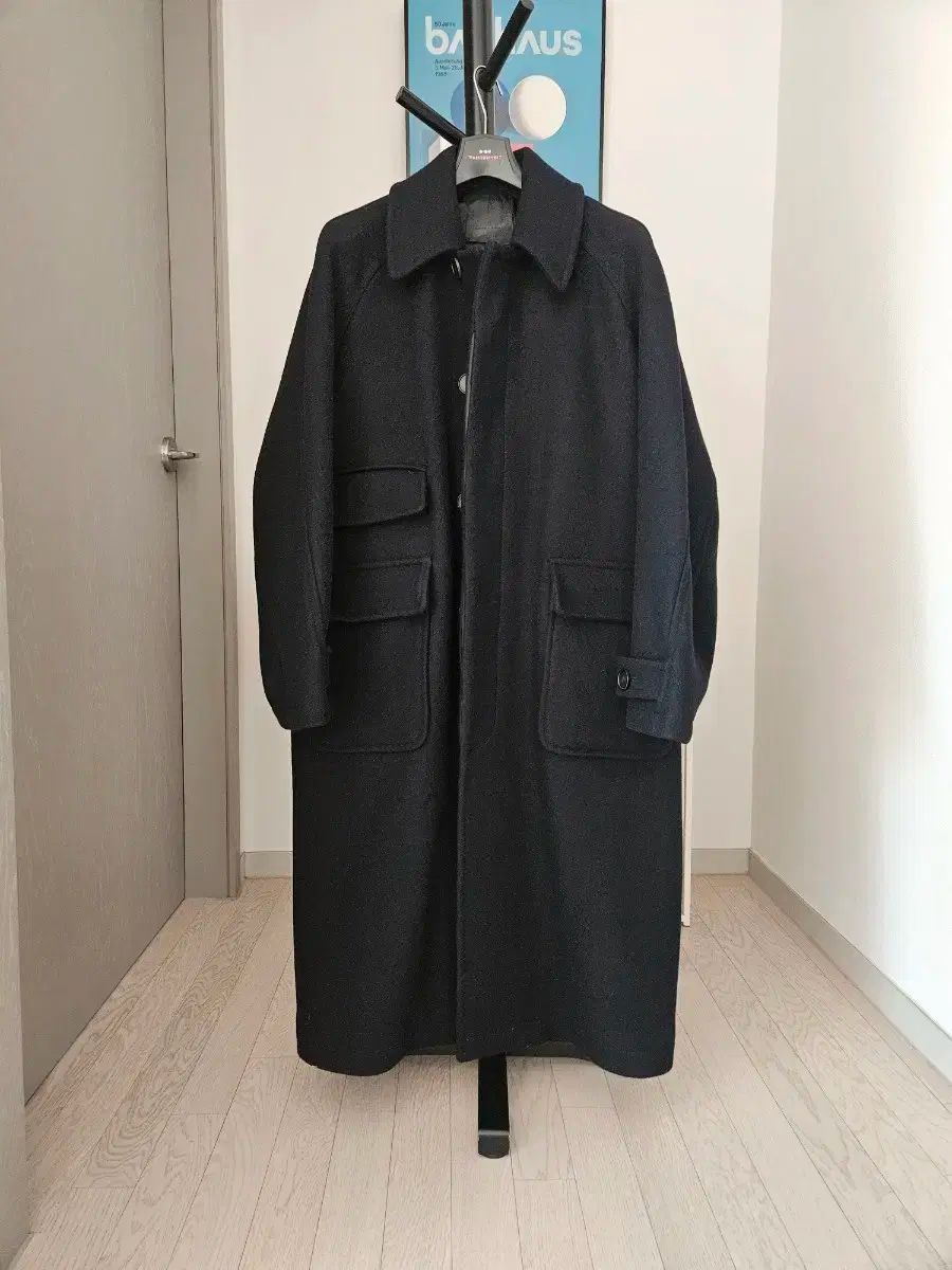 OH AFTER PRAY バルマカーン コート ネイビー