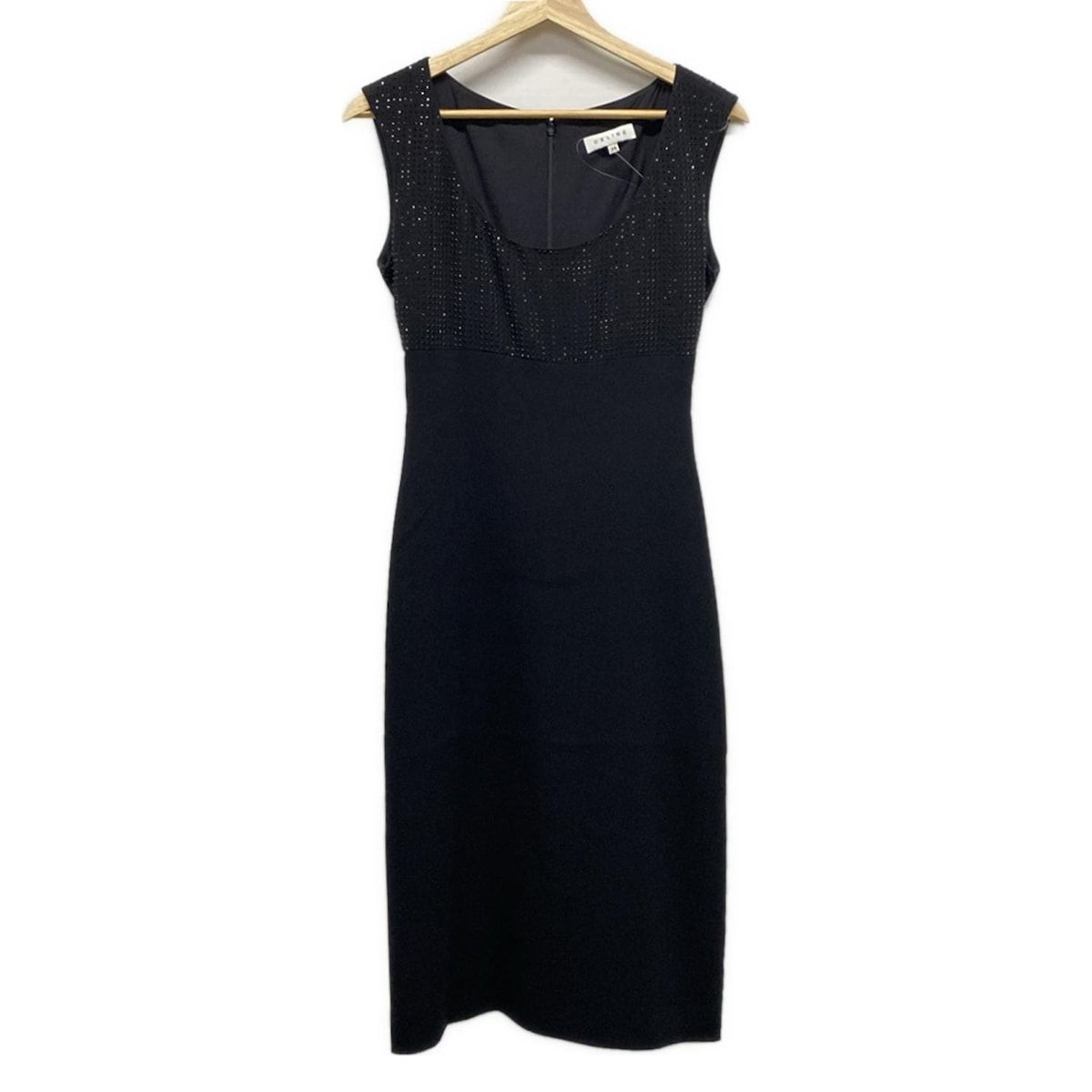 美品セリーヌ　黒ノースリーブワンピース CELINE(セリーヌ) ワンピース サイズ36 S レディース美品 黒