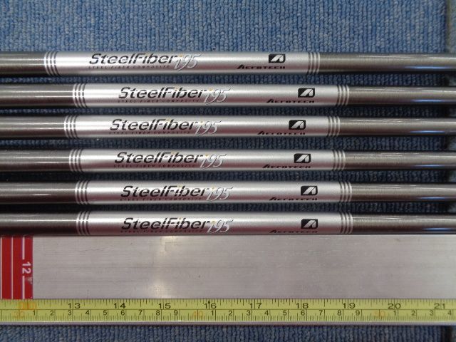 シャフト TRUE TEMPER トゥルーテンパー SteelFiber i95 R 6本セット 800032