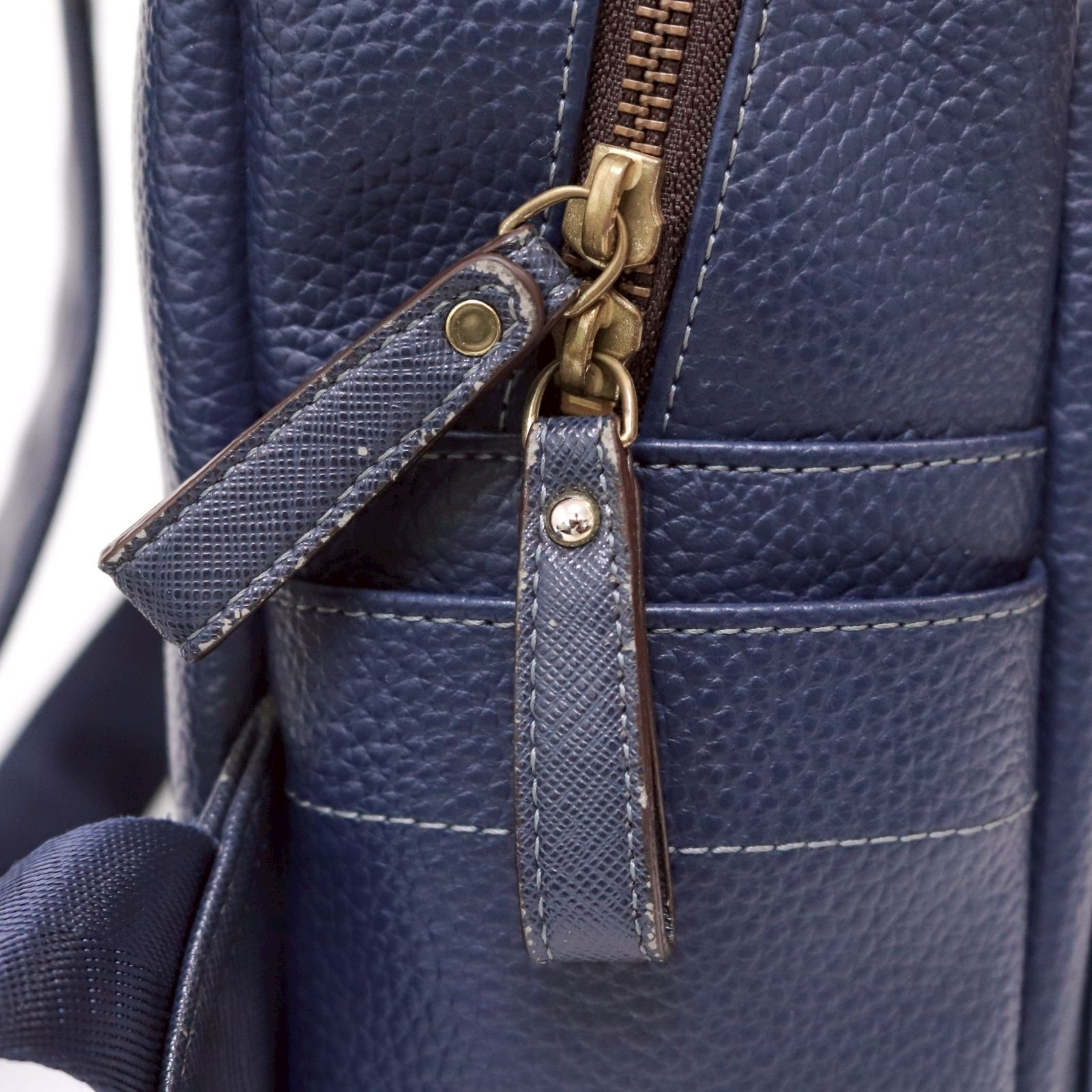 サマンサタバサ リュック バックパック ネイビー 紺 Navy フェイク 