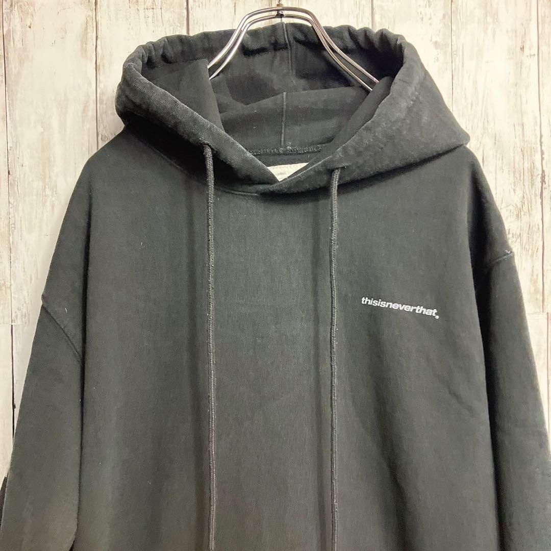 thisisneverthat ネバザ パーカー 黒 ブラック ムシンサ L - メルカリ