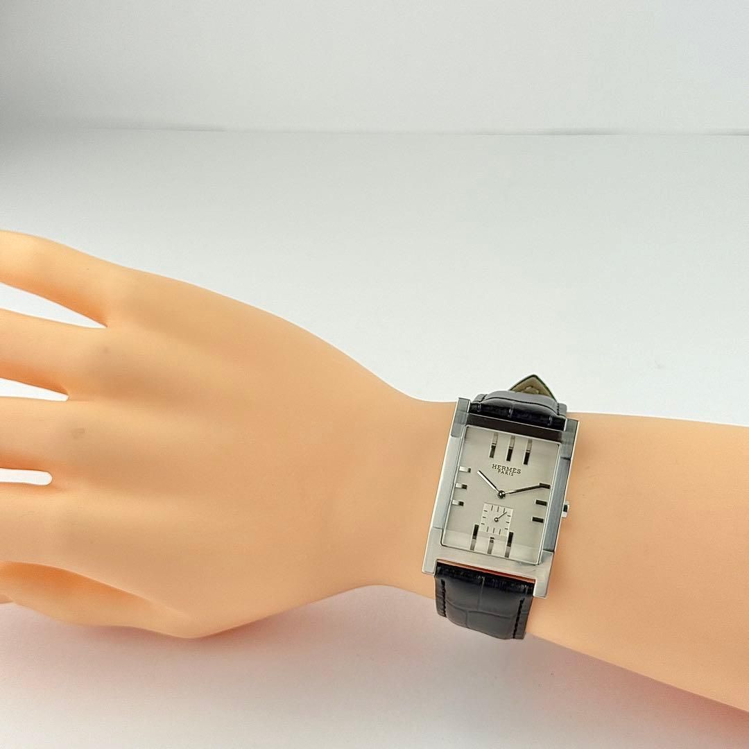 ベルト 595 エルメス タンデム TA 1 810 メンズ カットガラス