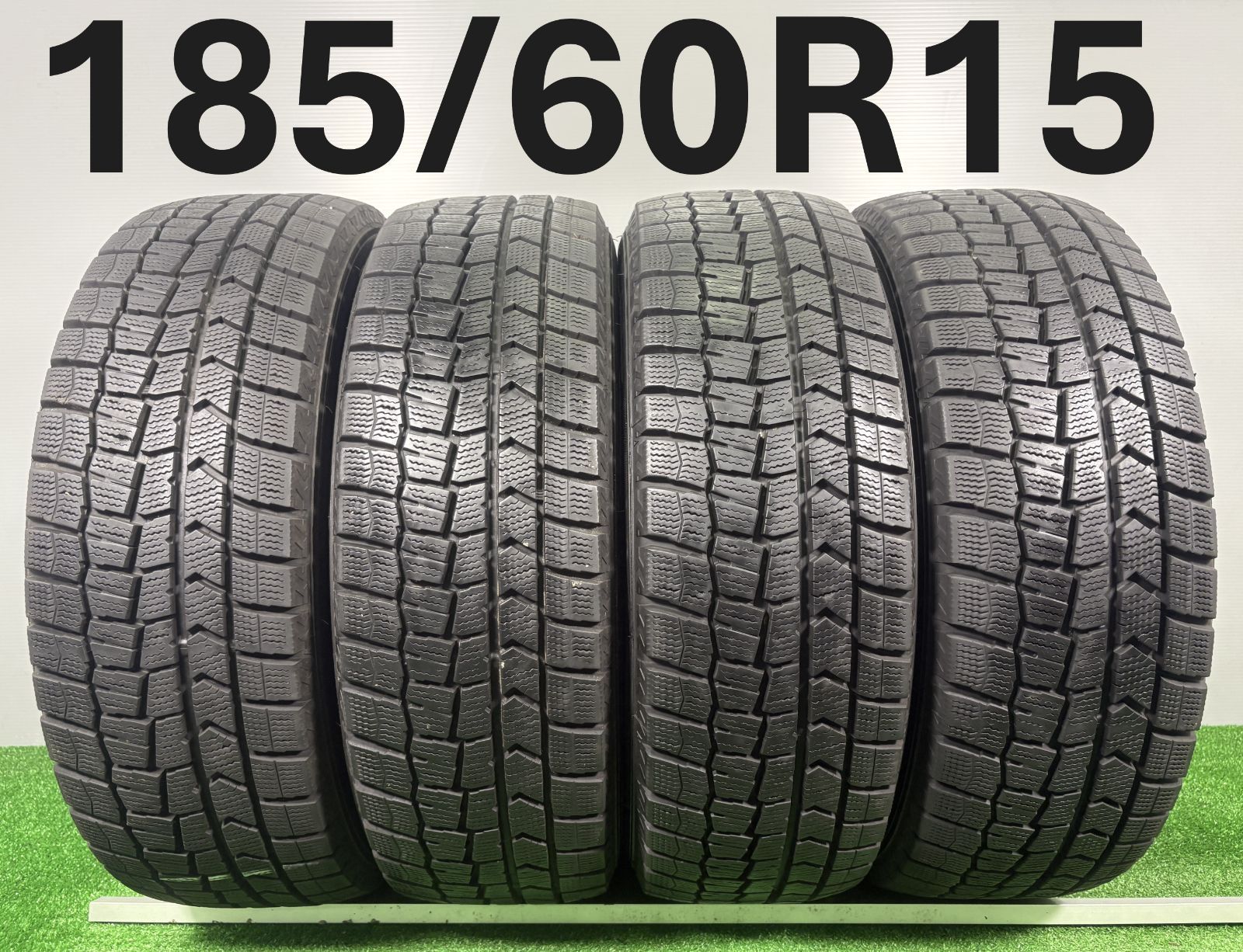 185 60 R 15 ダンロップ WM 02 2020年製 4本 冬 タイヤ スタッドレス TA 740