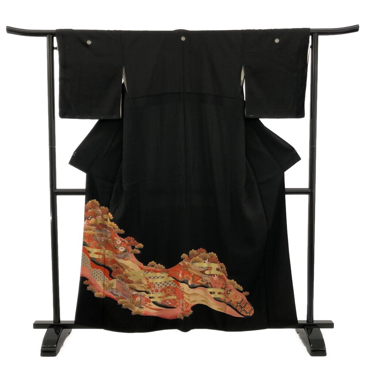 黒留袖 京友禅 仕立上がり 適応身長155～161㎝ 11949