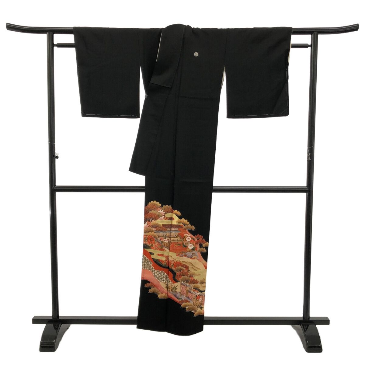 黒留袖 京友禅 仕立上がり 適応身長155～161㎝ 11949