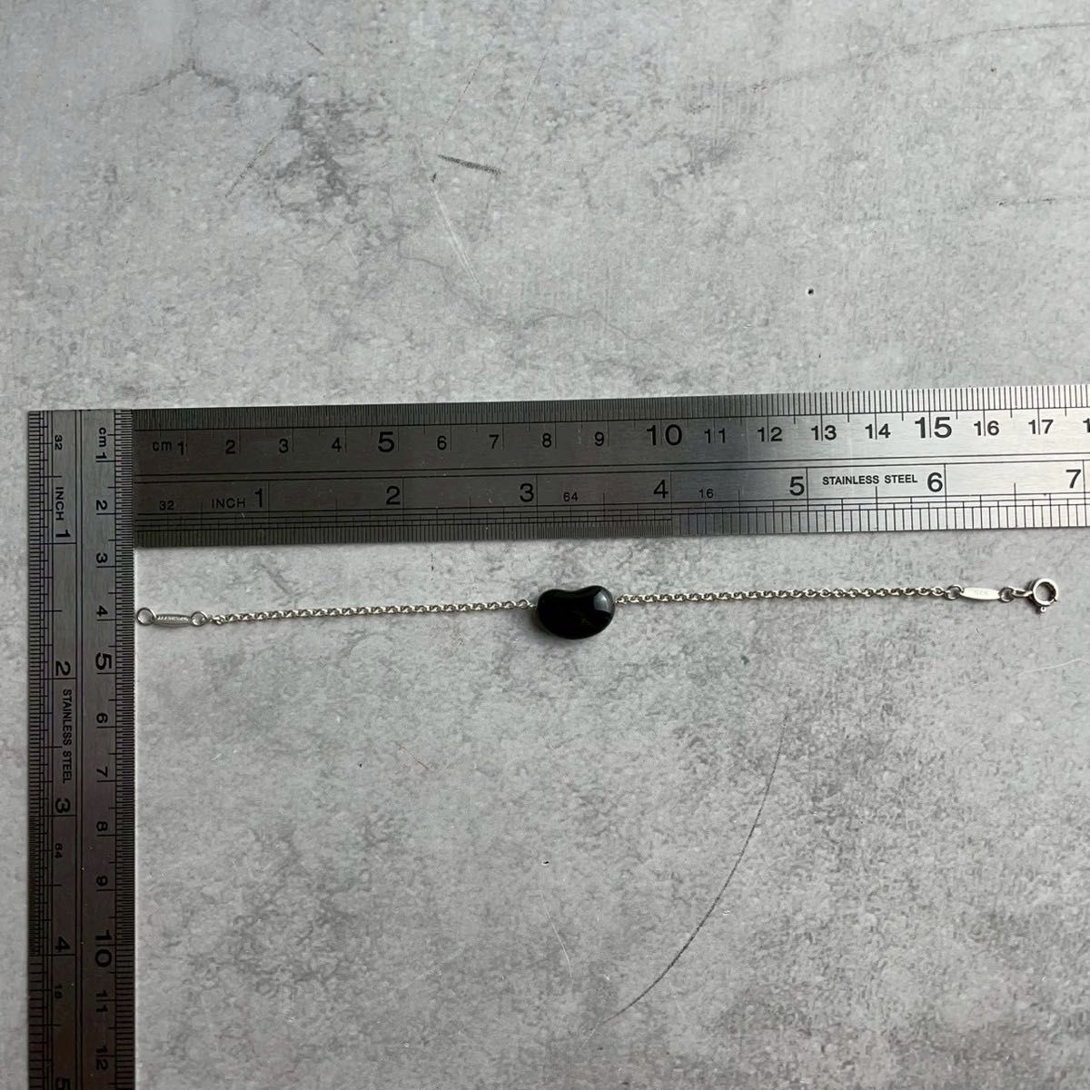 ティファニー エルサペレッティ 黒翡翠 ブラックジェイド ブレスレット 