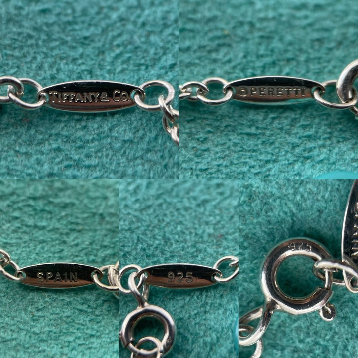 ティファニー エルサペレッティ 黒翡翠 ブラックジェイド ブレスレット 