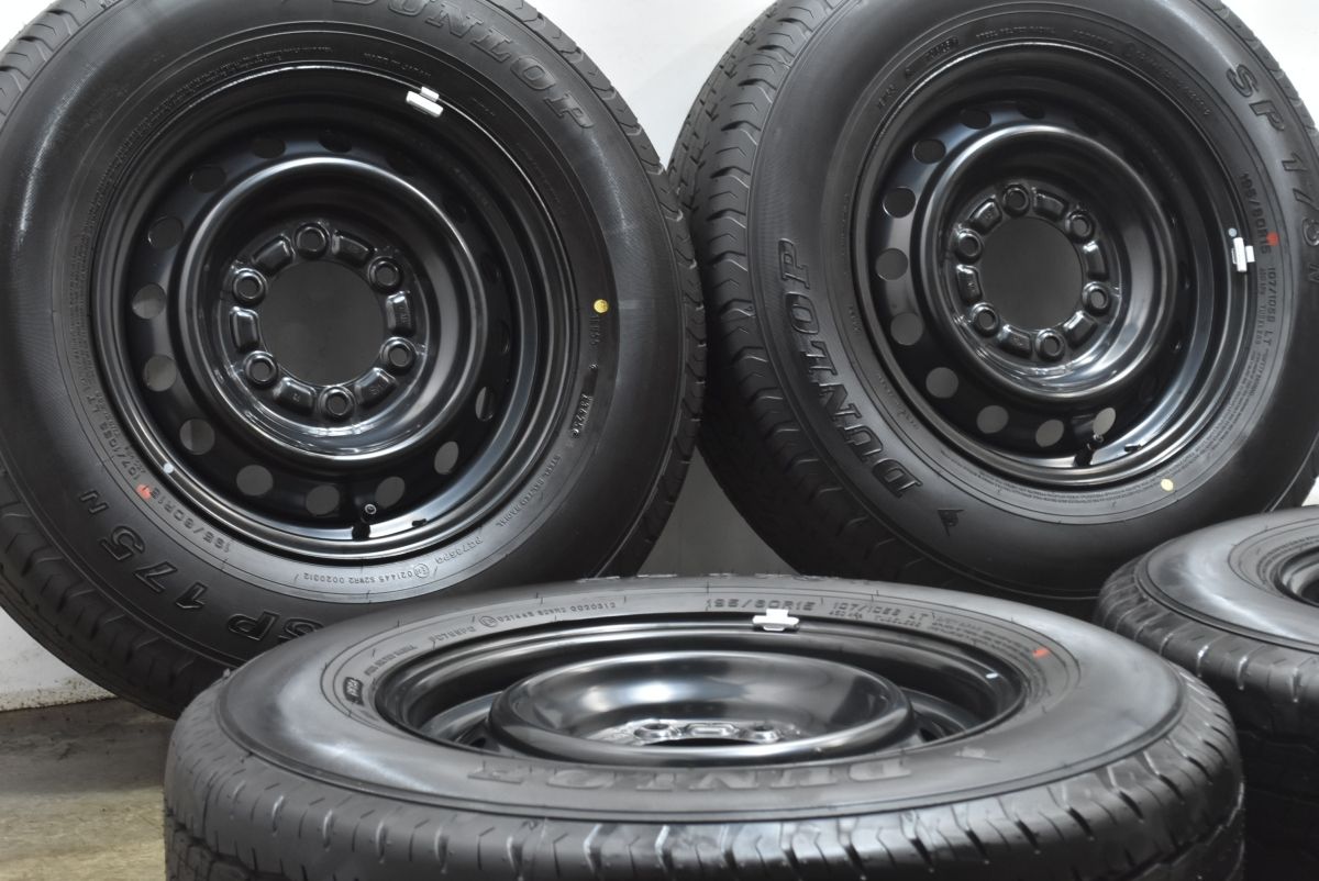 製 新車外し品 トヨタ 200 ハイエース 15 in 6 J 35 PCD 139 7 ダンロップ SP 175 N 195 80 R LT レジアスエース