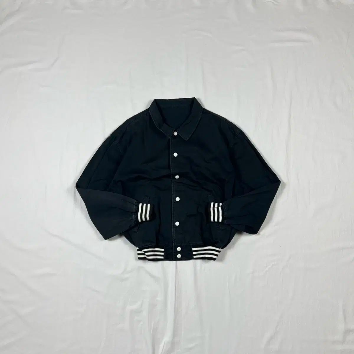 90s 半作 van jac ビックロゴ スナップ ブルゾン ジャケット VAN 90s 