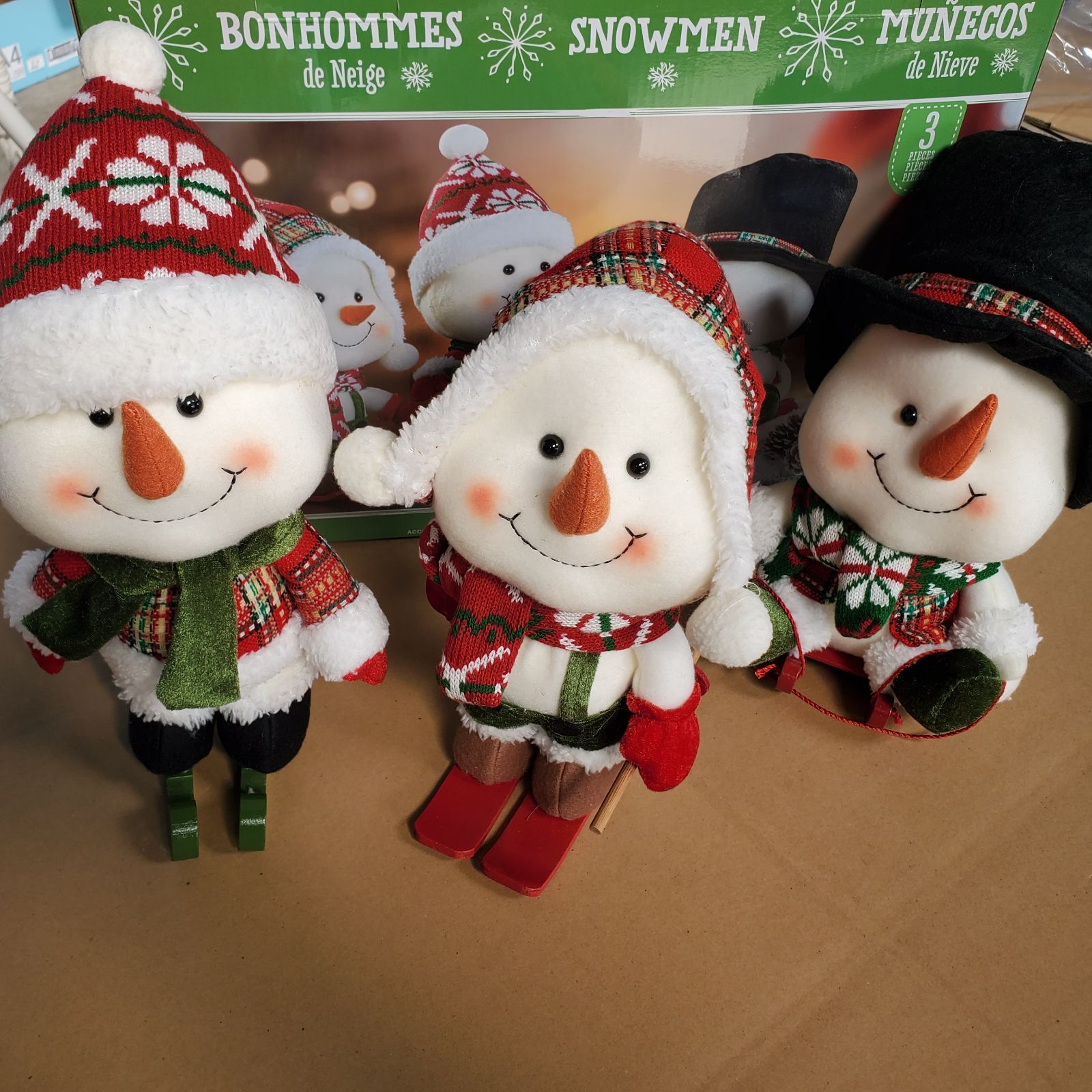 コストコ　クリスマス　雪だるま　置物 コストコ クリスマス 雪だるま 置物 - メルカリ