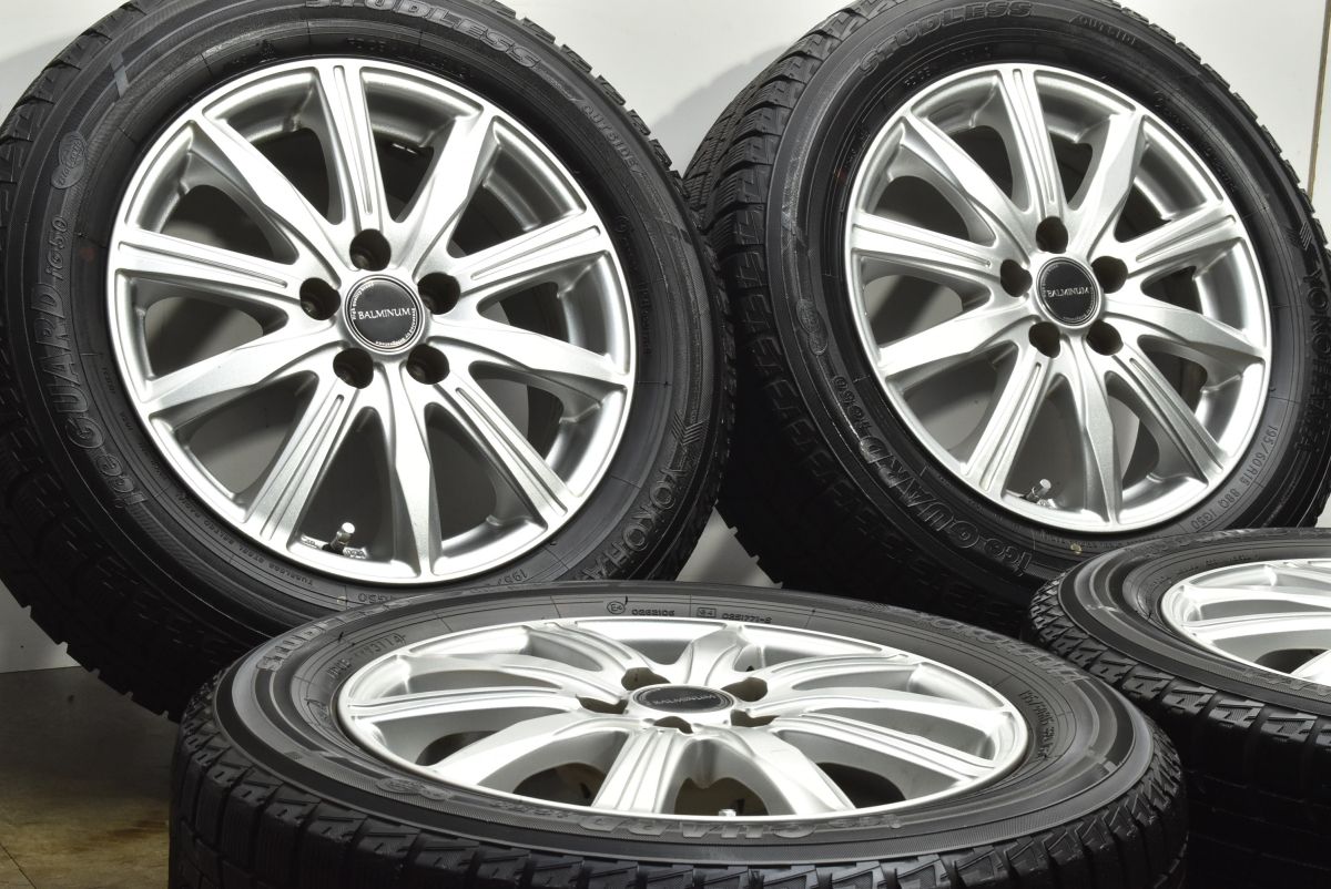 交換用に バルミナ 15 in 6 J 43 PCD 100 ヨコハマ アイスガード iG 50 195 60 R ライズ ロッキー ハイブリッド車 ホイールのみ販売可