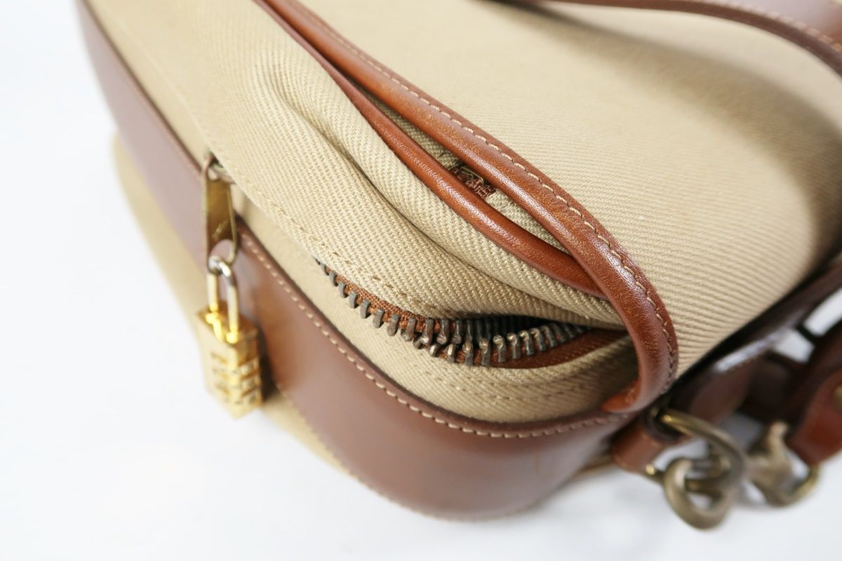 美品】GHURKA グルカ NO66 ショルダー ハンドバッグ 旅行鞄 キャンバス