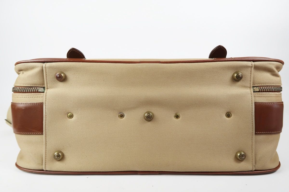 美品】GHURKA グルカ NO66 ショルダー ハンドバッグ 旅行鞄 キャンバス