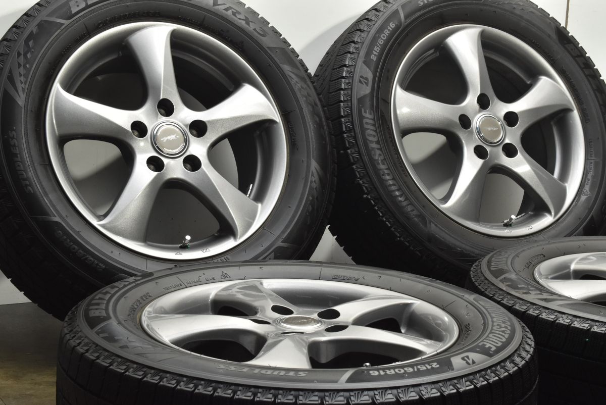 VRX 3 スタッドレス トップラン 16 in 6 5 J 48 PCD 114 ブリヂストン ブリザック 215 60 R ヴェゼル クラウン CX オデッセイ 可