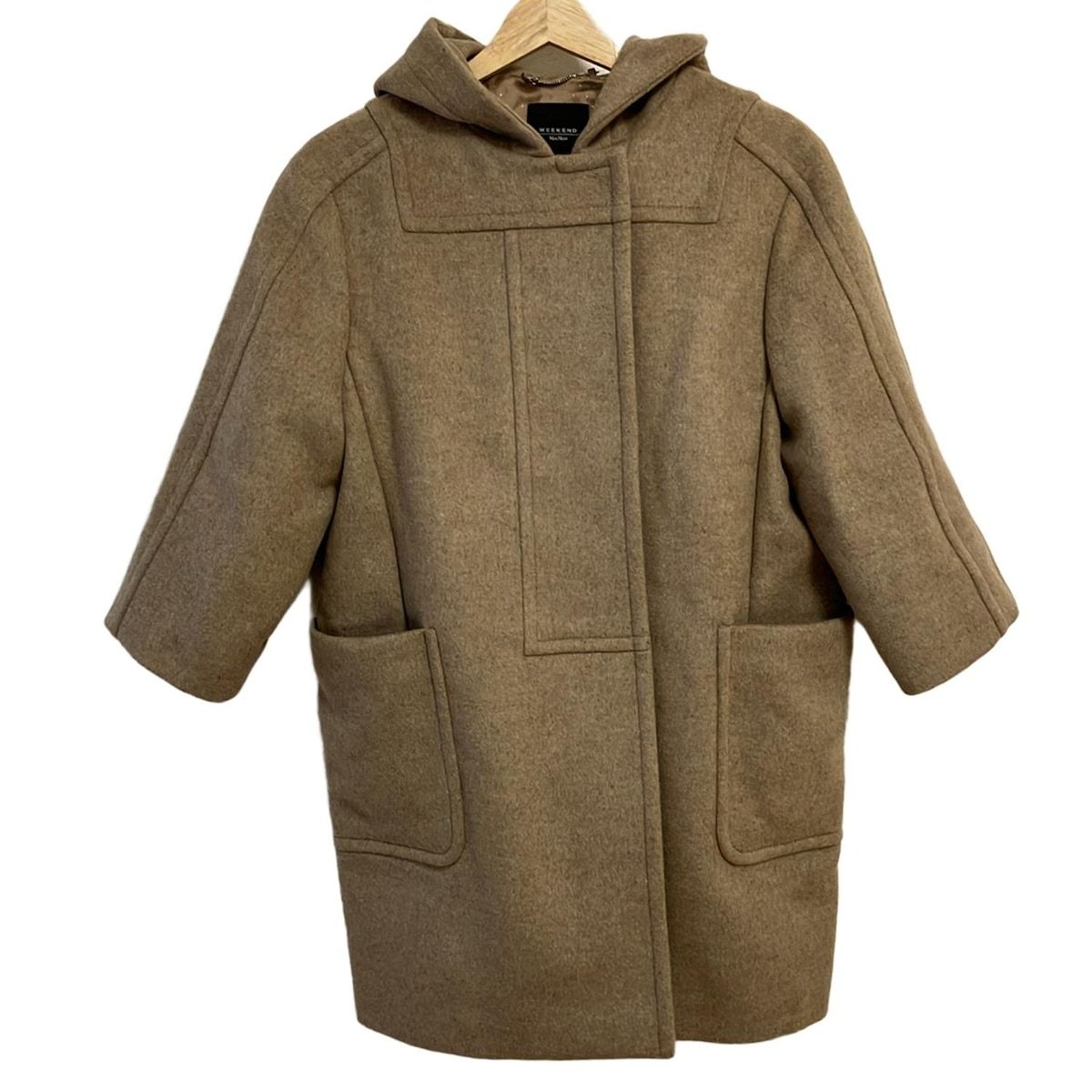 Max MaraWEEKEND マックスマーラウィークエンド コート サイズ38 S レディース 50860343 ベージュ 冬物 七分袖
