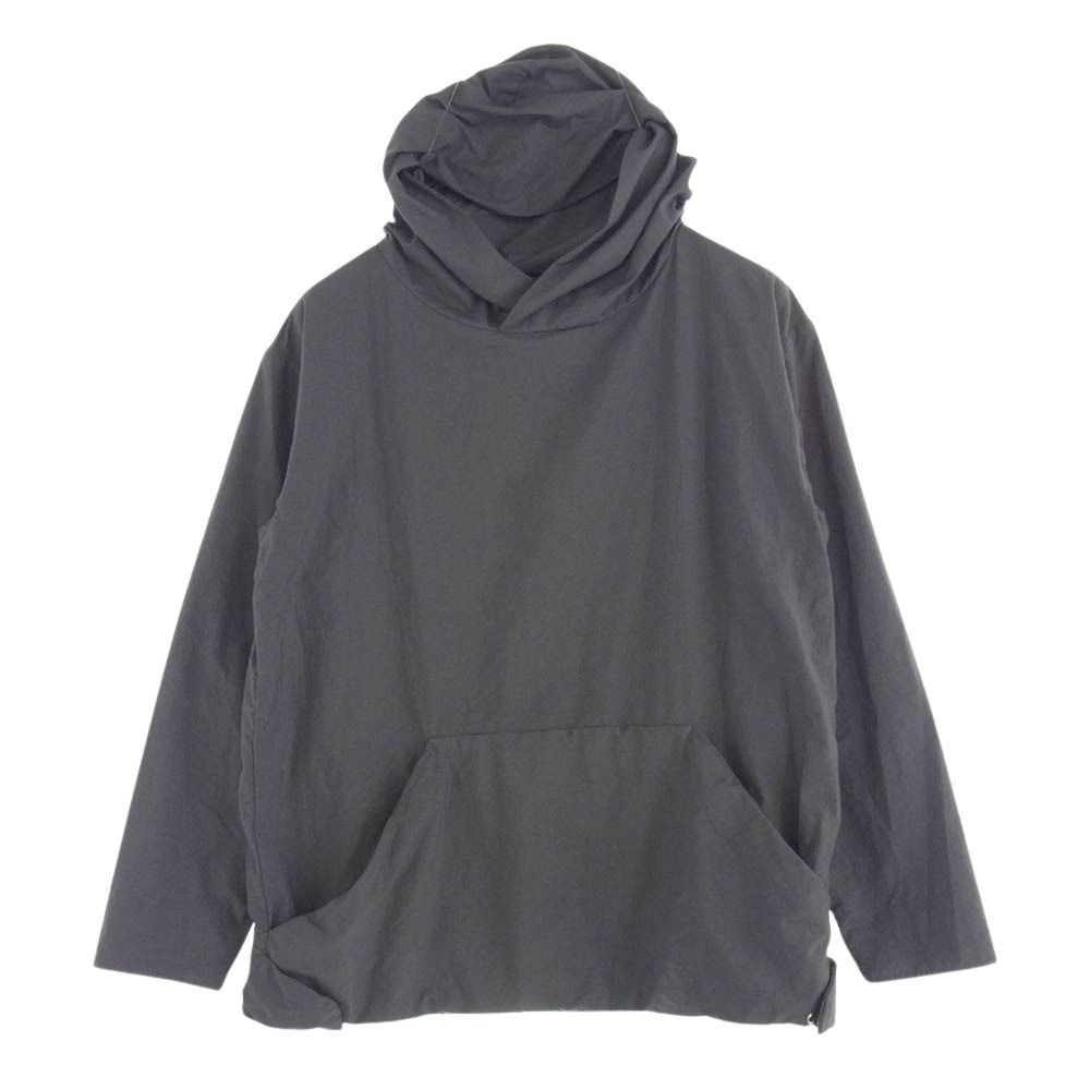 TEATORA テアトラ tt-303-p Wallet Hoodie packable ナイロン プルオーバー パーカー グレー系 48【中古】
