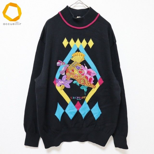 レオナール スポーツ LEONARD SPORTS ヴィンテージ ニット セーター