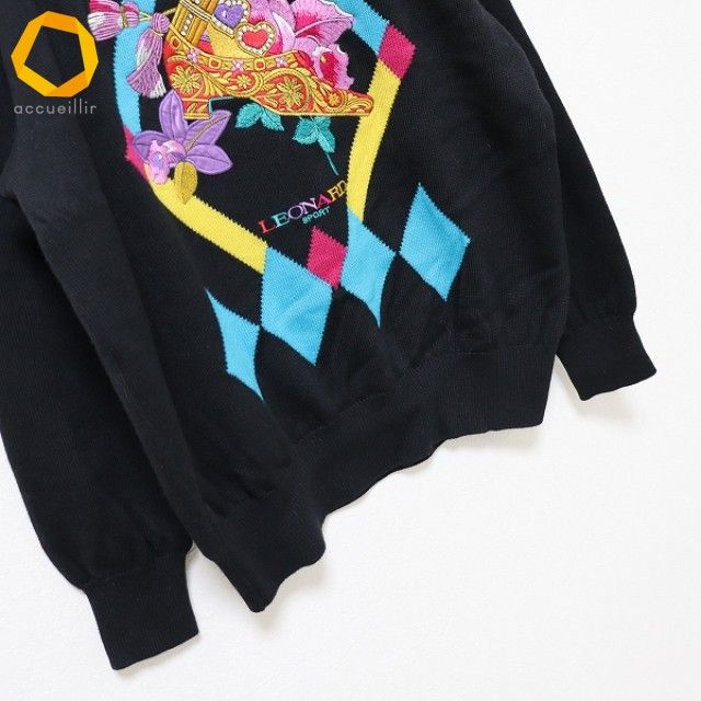 レオナール スポーツ LEONARD SPORTS ヴィンテージ ニット セーター