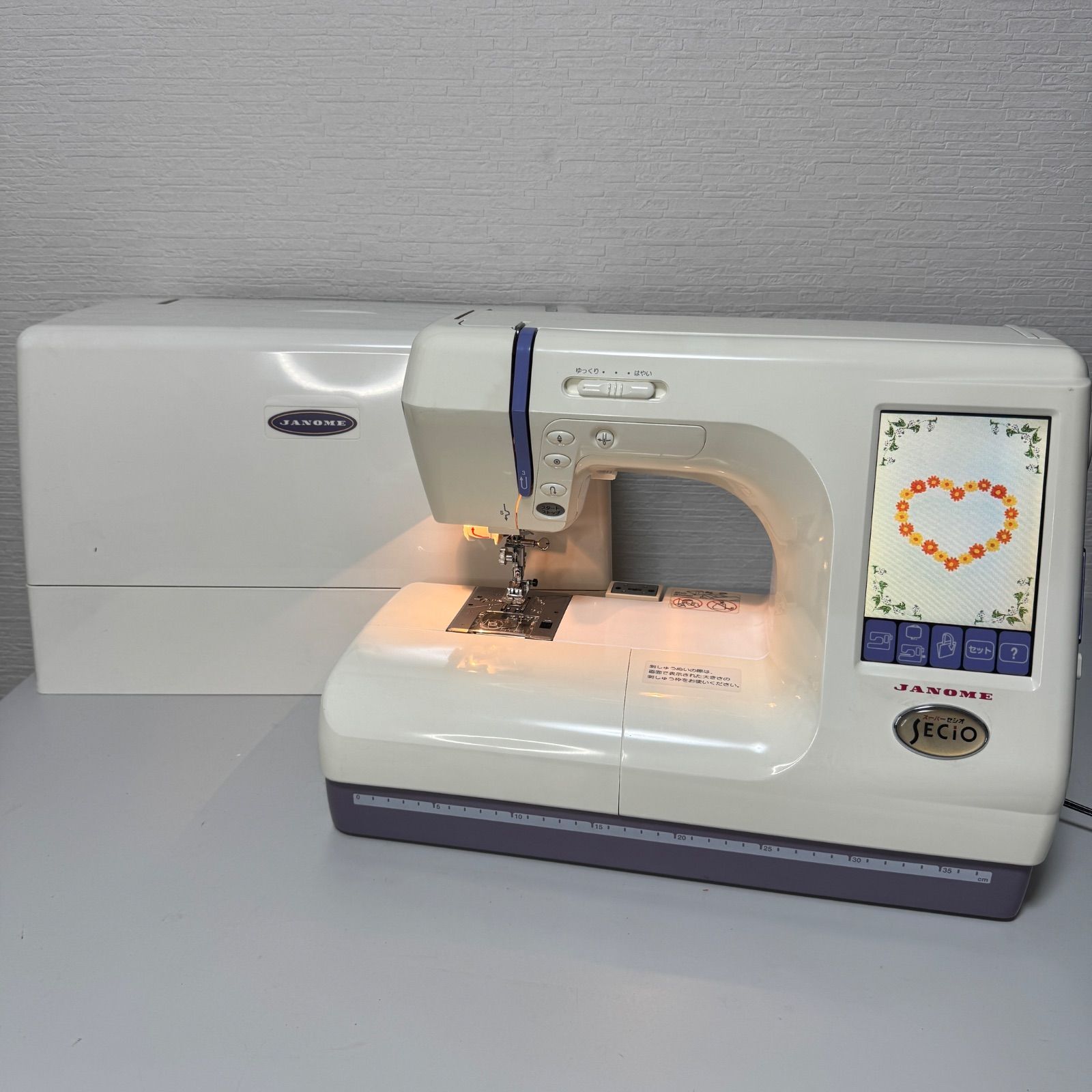 ジャノメ 刺繍ミシン SECIO 9500 激 とっとこハム太郎 刺繍カードセット JANOME コンピュータミシン 850型 多数 ハードケース