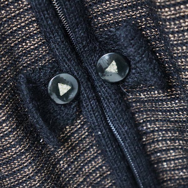 サイトウトヨコ 斉藤都世子 ニット ワンピース ロング ジップアップ