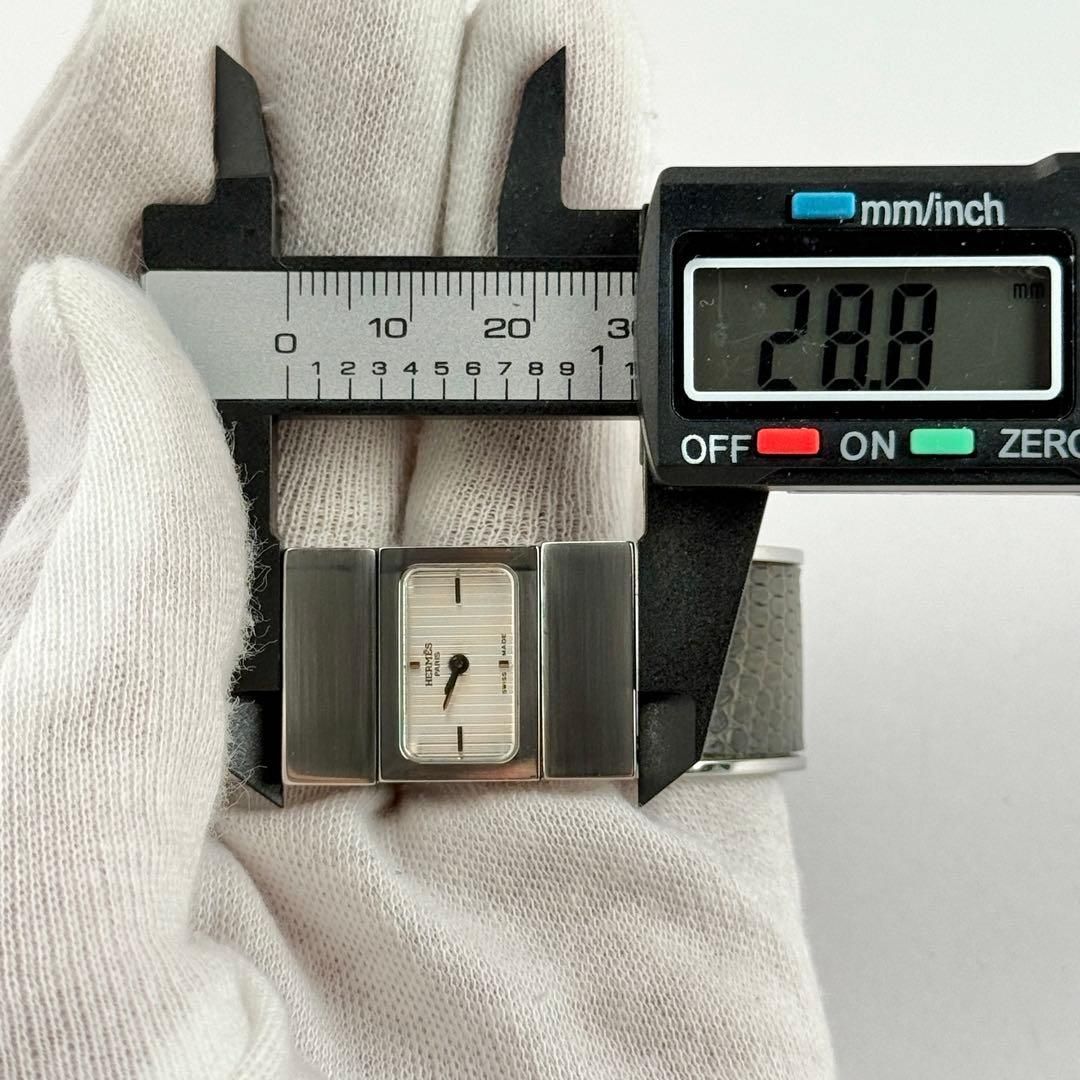  電池 526 エルメス ロケ LO 1.210 レディース バングル 腕時計(クォーツ) 腕時計(アナログ)