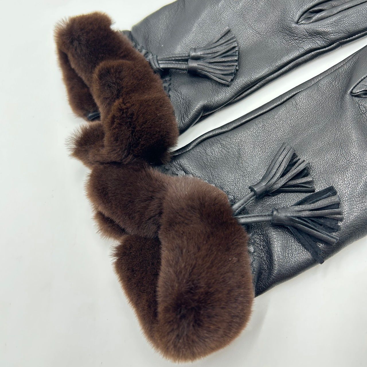 美品　HERMES ファーグローブ ❣️エルメス❣️HERMESファーグローブ手袋【極美品】 - メルカリ