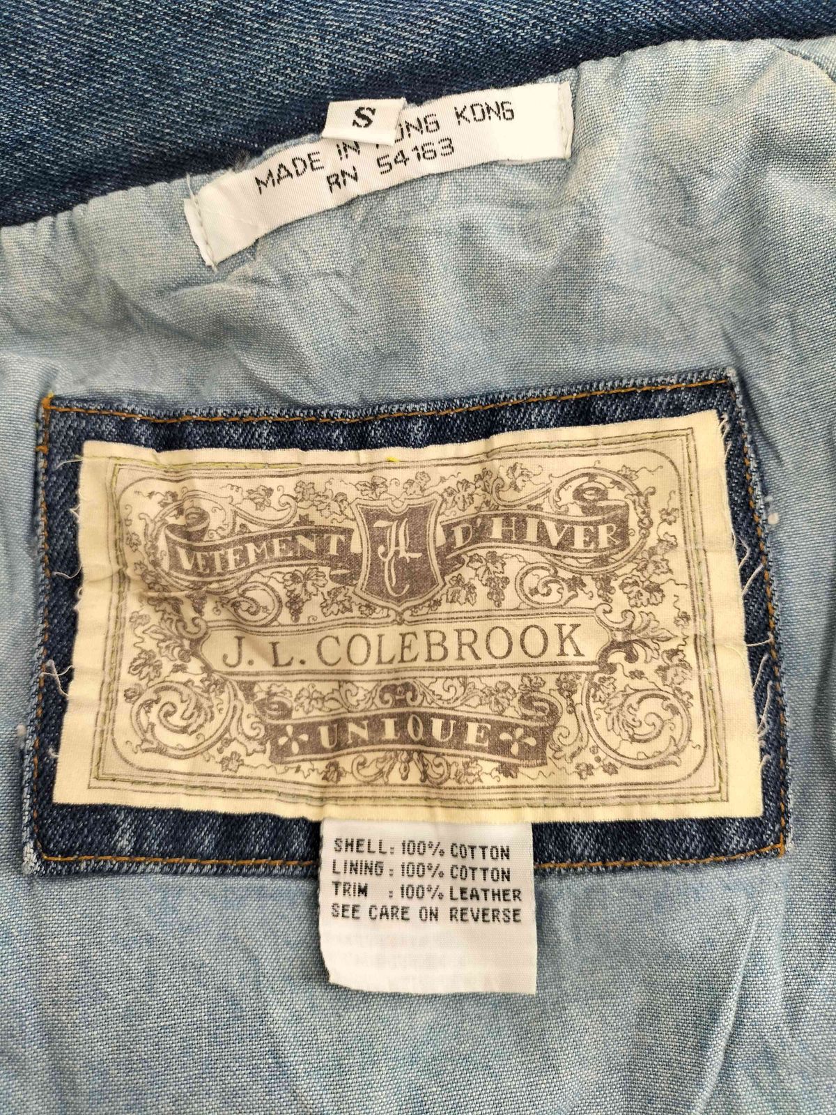 ユーズドフルギ USED古着 スタンドカラーデニムジャケット メンズ S