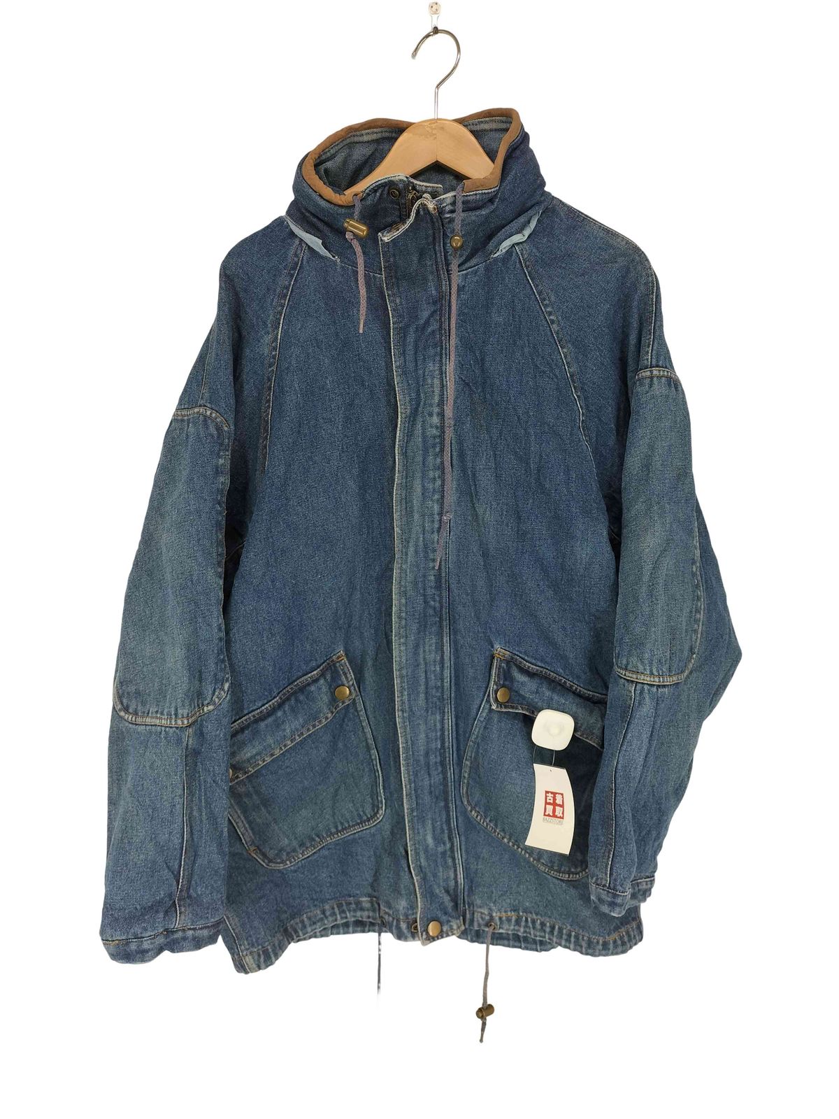 ユーズドフルギ USED古着 スタンドカラーデニムジャケット メンズ S