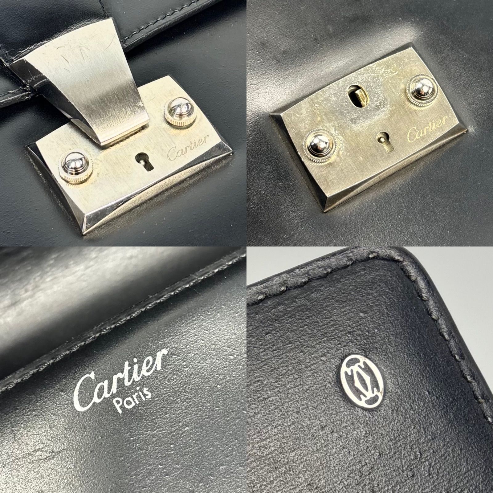 Cartier カルティエ ビジネスバッグ ブリーフケース マストライン ロゴ
