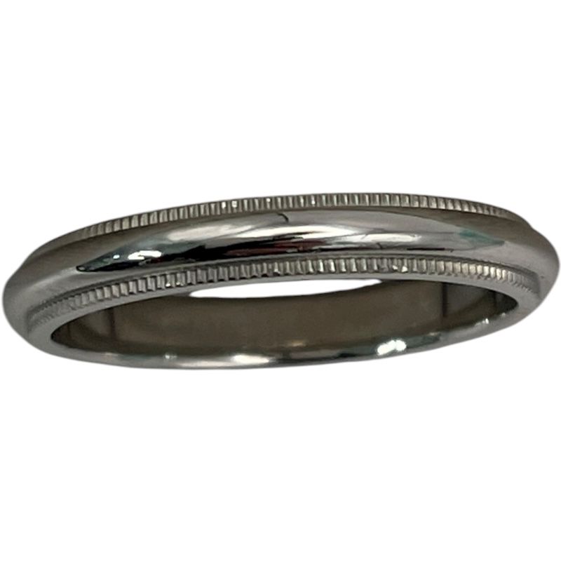 ティファニー TIFFANY＆CO ミルグレインリング プラチナ Pt 950 ジュエリー