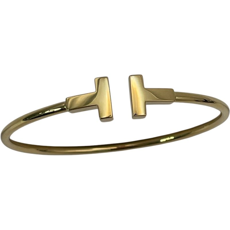 ティファニー TIFFANY＆CO Tワイヤーブレス ゴールド Au750 ジュエリー