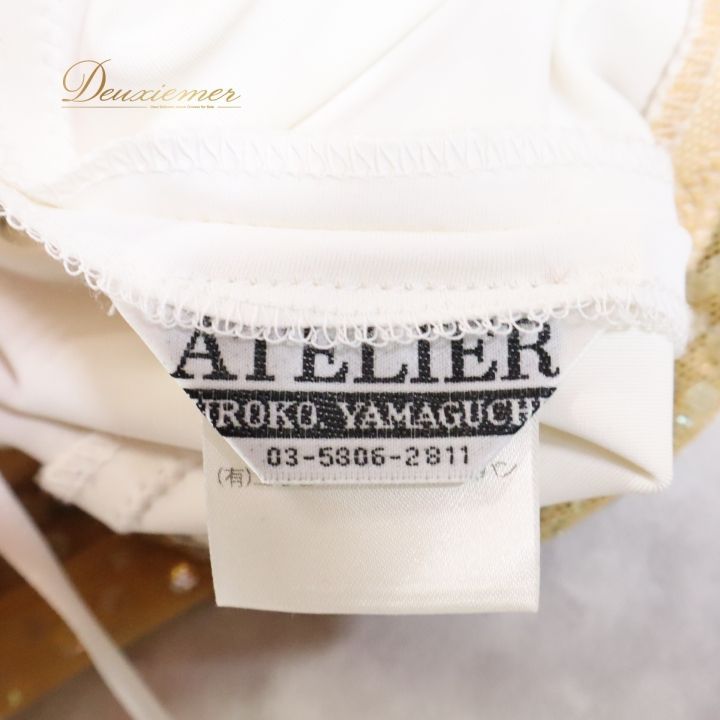  社交ダンス 衣装 ドレス ワンピース 白 デモ 競技 HIROKO YAMAGUCHI ヒロコヤマグチ パーティ 発表会 上品 感 ホワイト系 フォーマル レディース デザイン エレガント ふんわり ドレス ダンス衣装 社交ダンス