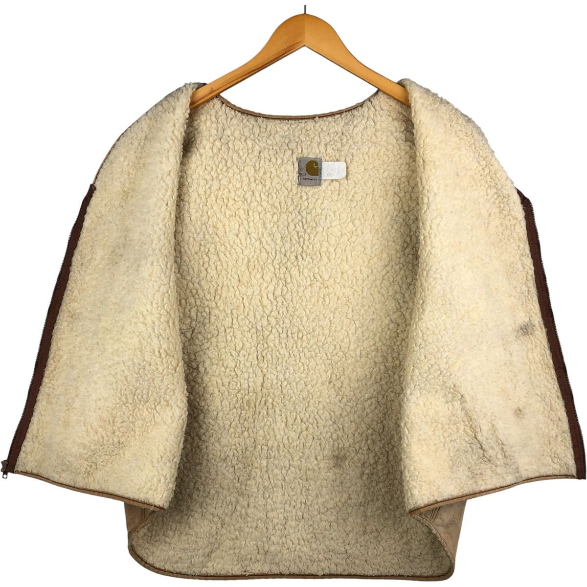 古着 カーハート Carhartt ダック地 ボアベスト メンズXXL相当 