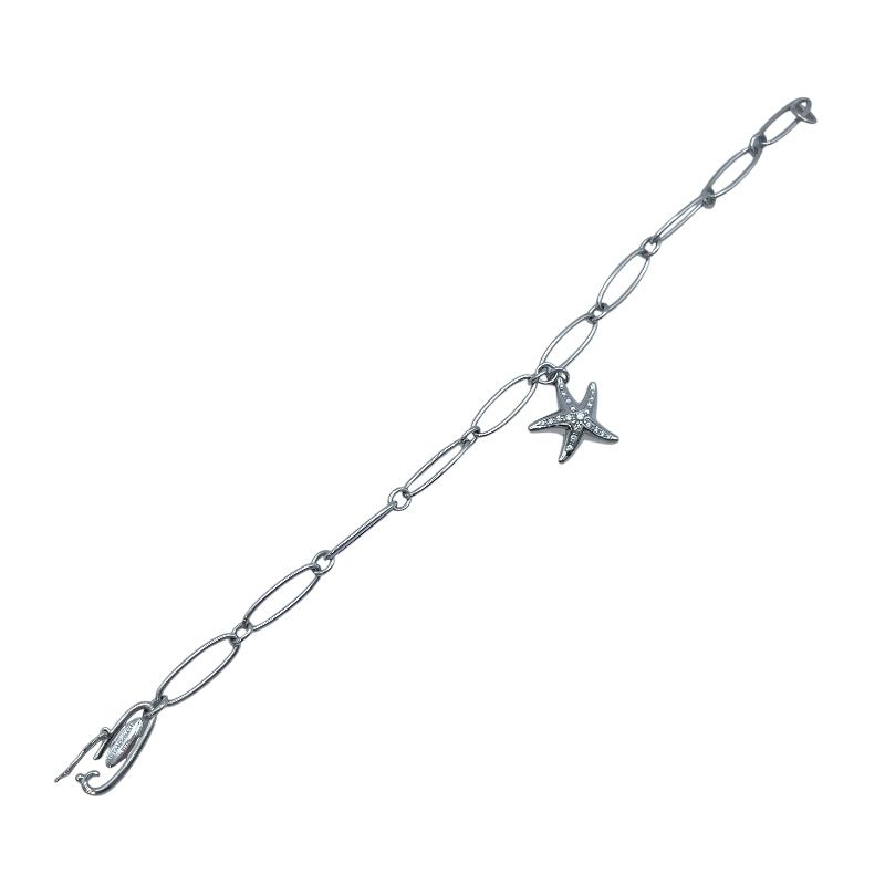 ティファニー TIFFANY＆CO スターフィッシュブレス プラチナ Pt950