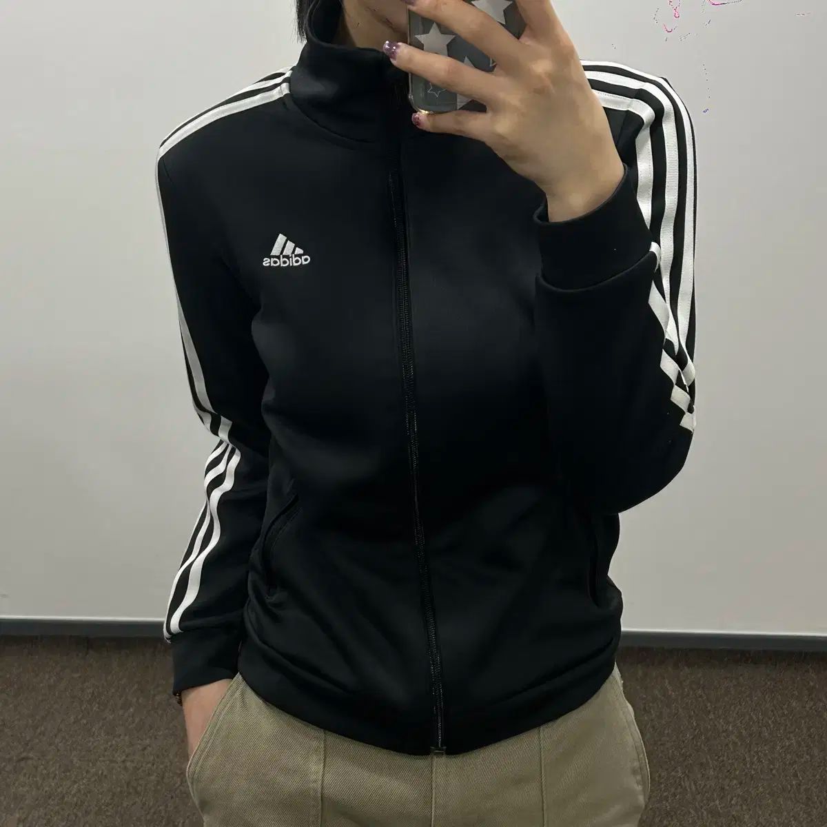 adidas アディダス ブラック トラックジャージ