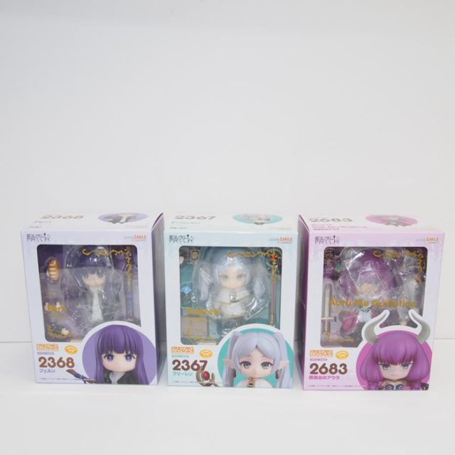 未開封】ねんどろいど 葬送のフリーレン フリーレン、フェルン、アウラ