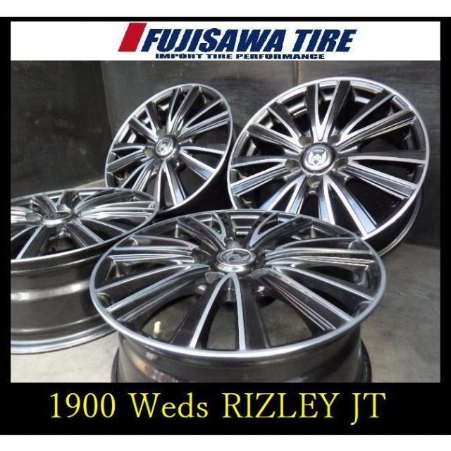 1900 Weds RIZLEY JT 16 x 6 5 J 5穴 PCD 114 3 40 4本