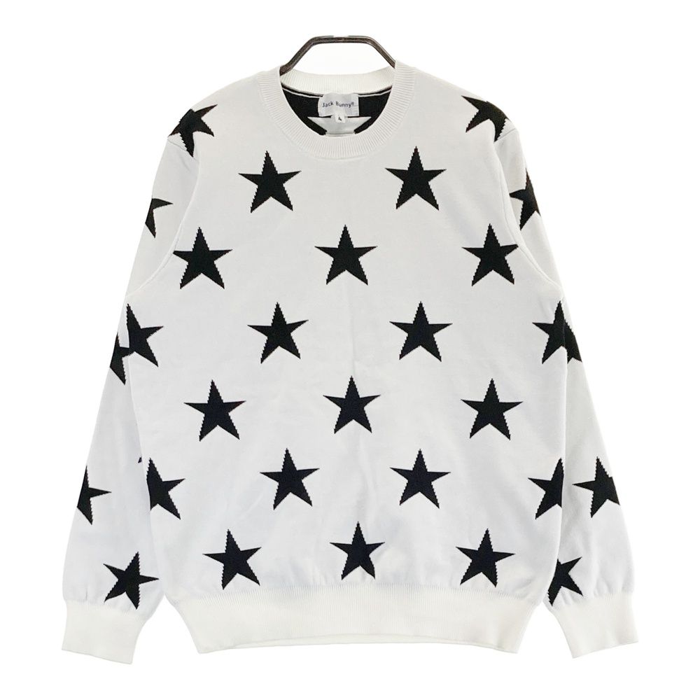 新品　ジャックバニー　ニット　サイズ：４　セーター サイズ：4 JACK BUNNY ジャックバニー 長袖ニットセーター 星柄