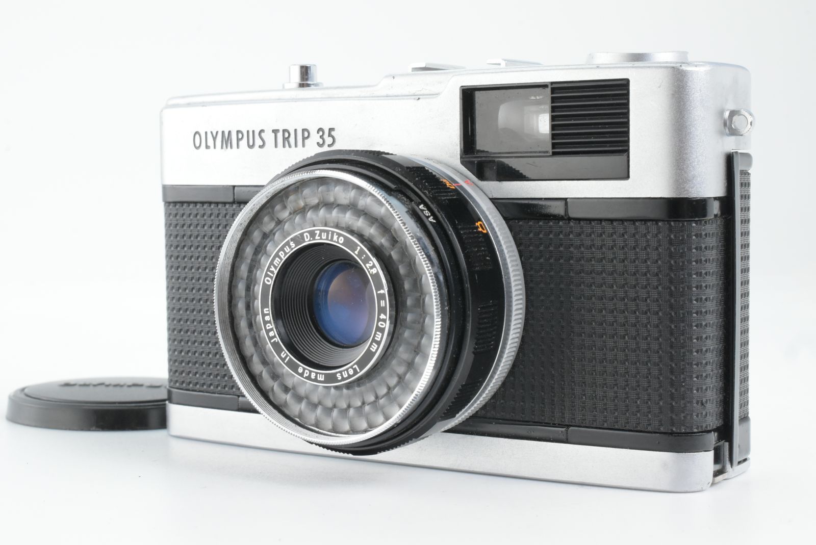 Olympus Trip 35 Silver 35mm Point - Shoot Film Camera オリンパス コンパクトフィルムカメラ シルバー EF-TN-JP1639