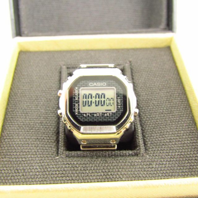 CASIO カシオ CRW-001-1JR ウォッチ型 リング 指輪 ▽AC26638 CASIO