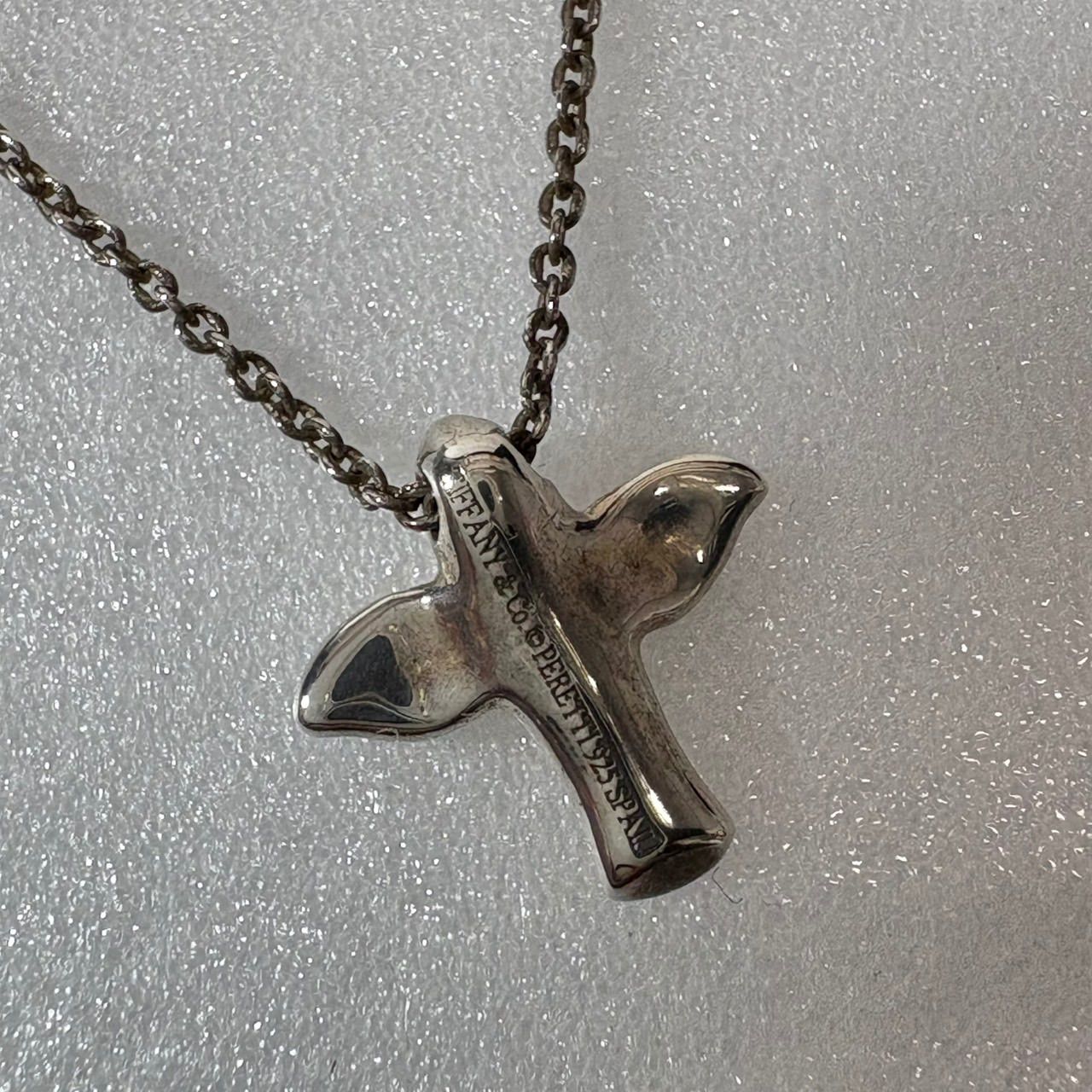 TIFFANY&Co. ティファニー バードクロス ネックレス】シルバー925 箱 