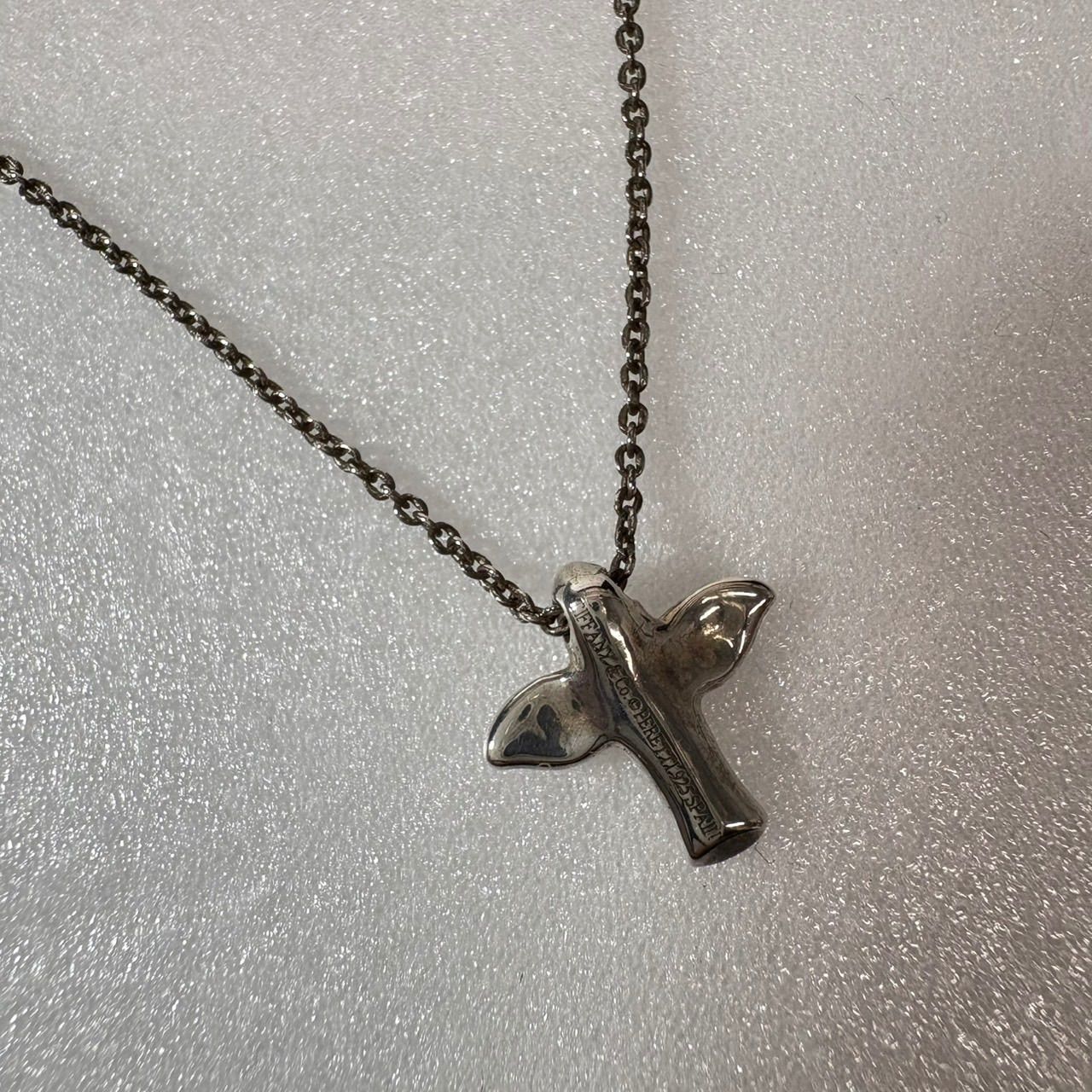 TIFFANY&Co. ティファニー バードクロス ネックレス】シルバー925 箱 
