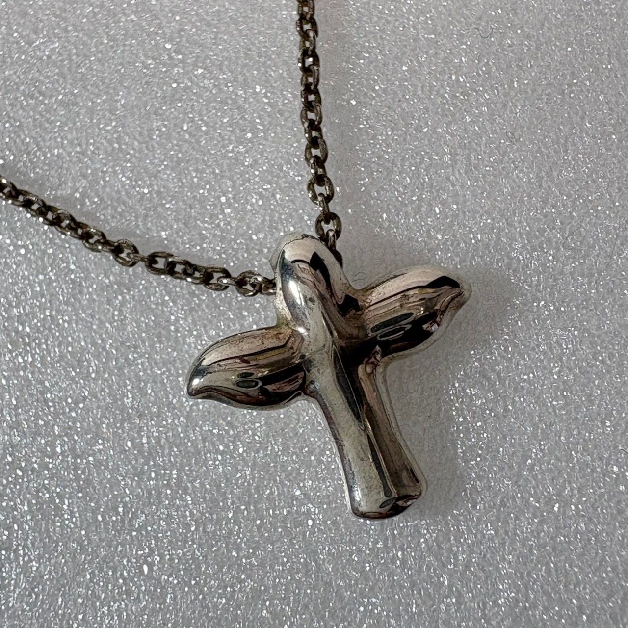 TIFFANY&Co. ティファニー バードクロス ネックレス】シルバー925 箱 