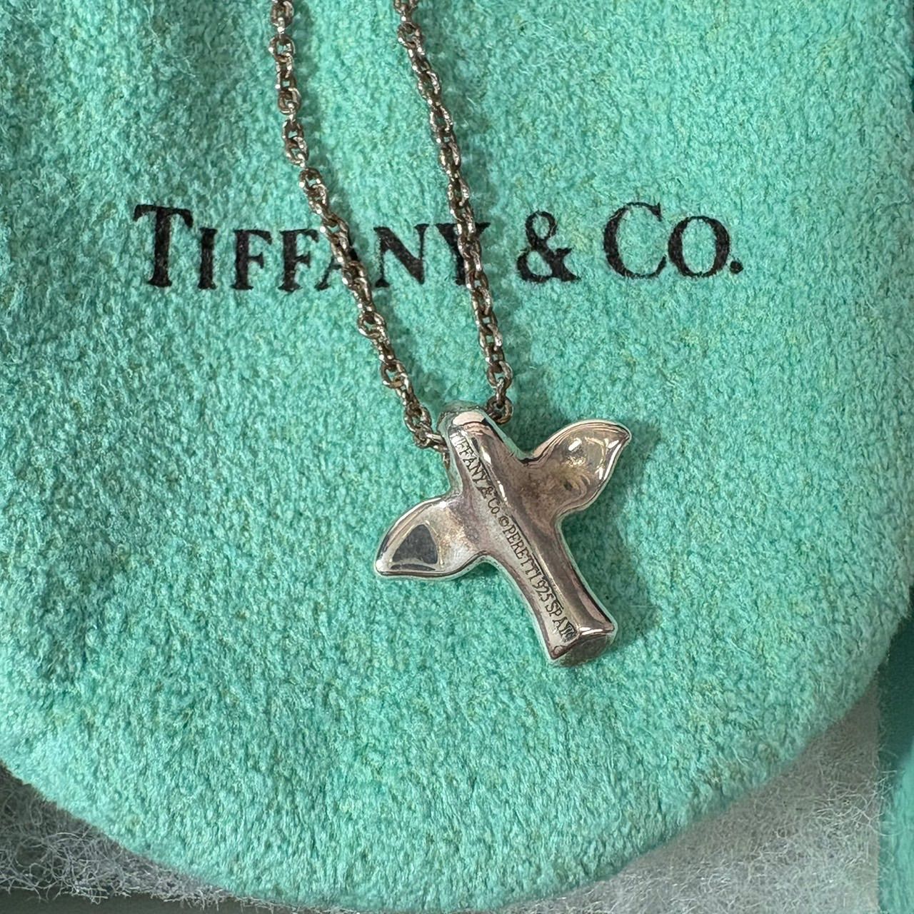 Tiffany & Co. シグネチャー クロス ネックレス シルバー925 楽天市場
