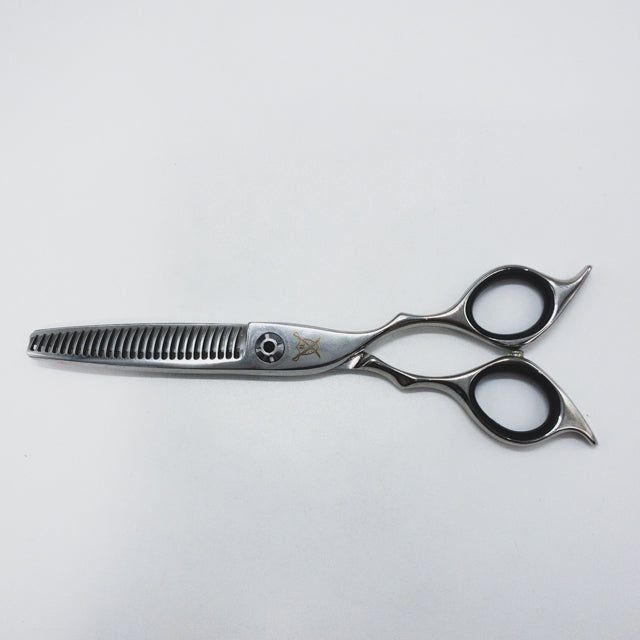 山神剣 YAMAGAMI TSURUGI AQUA N-MⅡ N-M2 メガネ シザー セニング 美容ハサミ すきばさみ 美容師 理容師 約20 右利き 6インチ sc1499