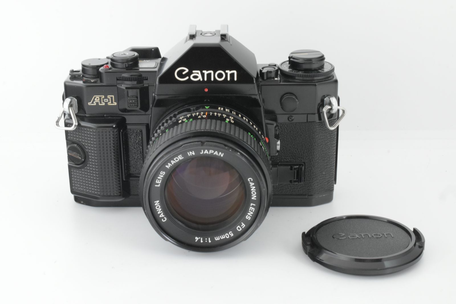 Canon A-1 35mm Film camera New FD 50mm f 1.4 Lens キャノン フィルム一眼レフカメラ EF-TN-JP1641