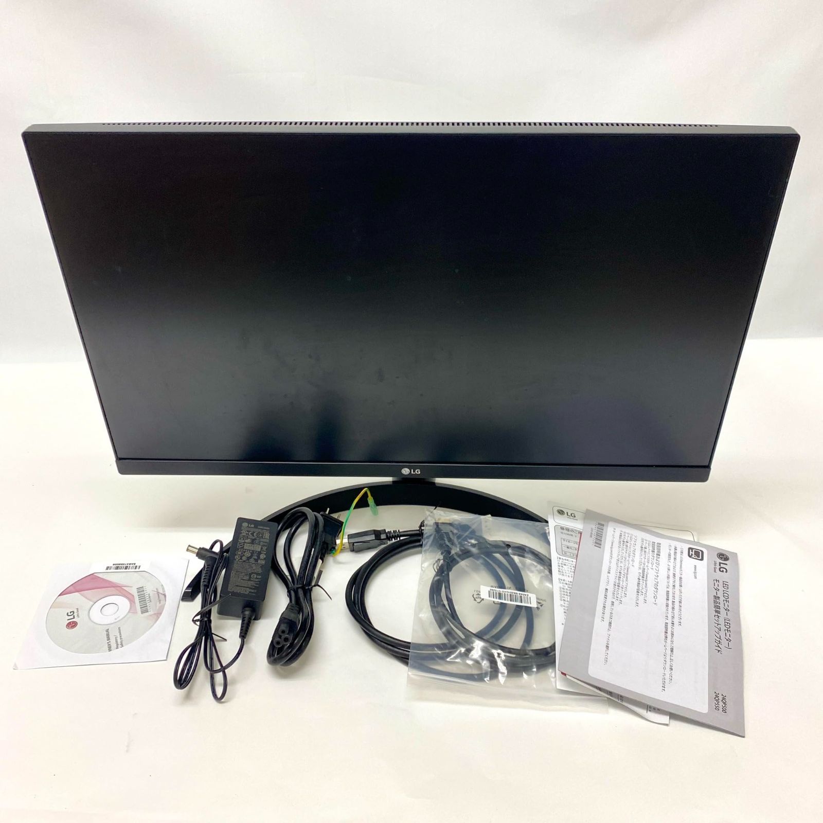 LG フレームレス モニター ディスプレイ 24QP500-B 23.8インチ No2470