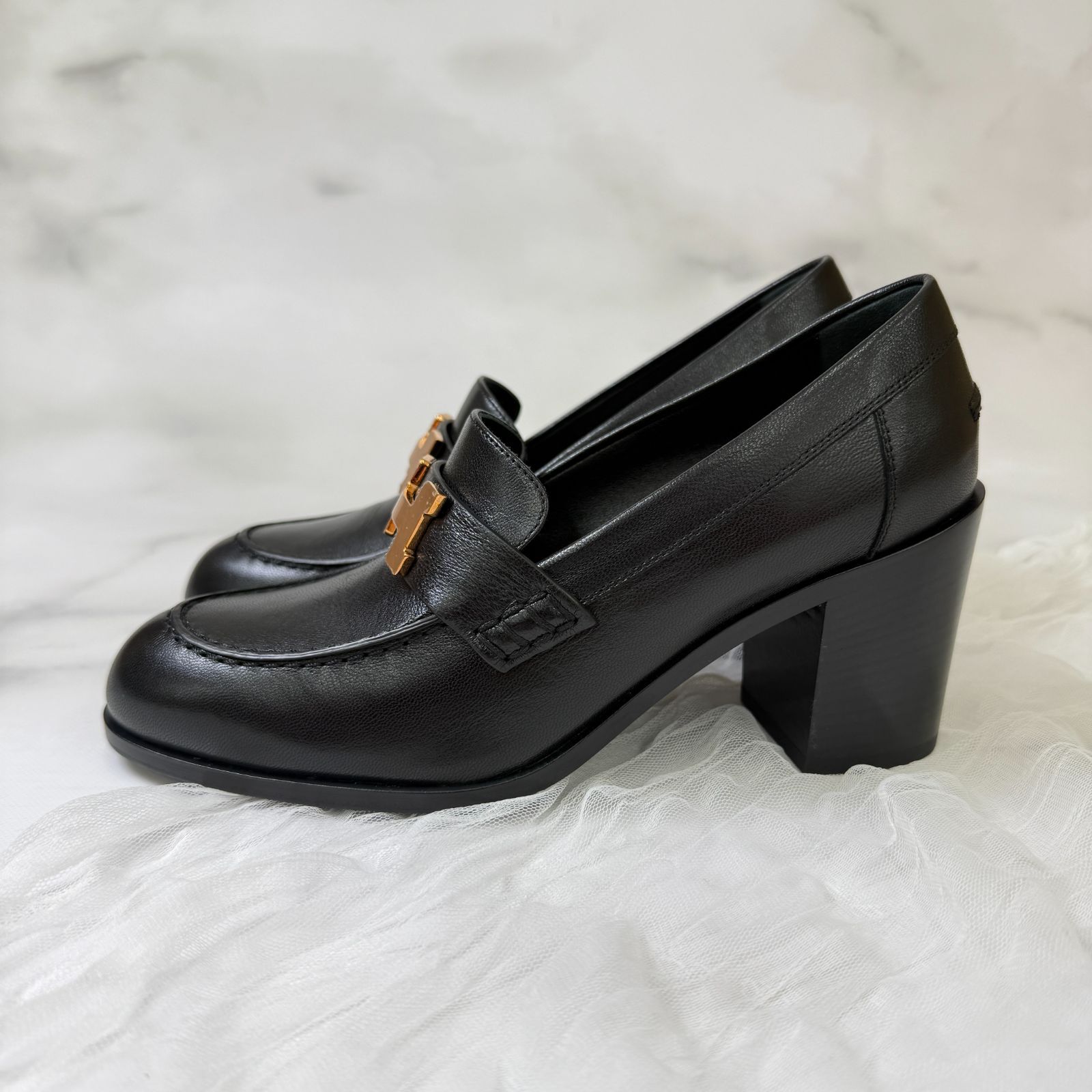 鑑定済み【 新品未使用 】エルメス 《 ドーフィン 》70 36 ( 日本